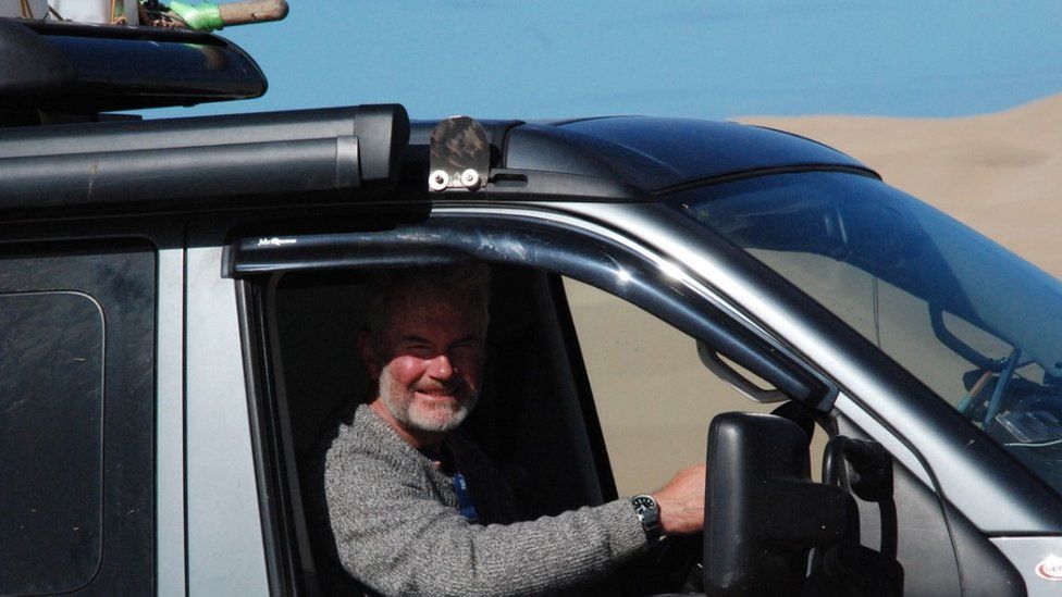 Guy Deacon is driving on a solo trip across Africa to raise awareness about Parkinson’s disease |Photo: BBC