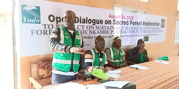 Sacred forests in focus: Binka hosts dialogue on Nkambe plateau’s ecological future