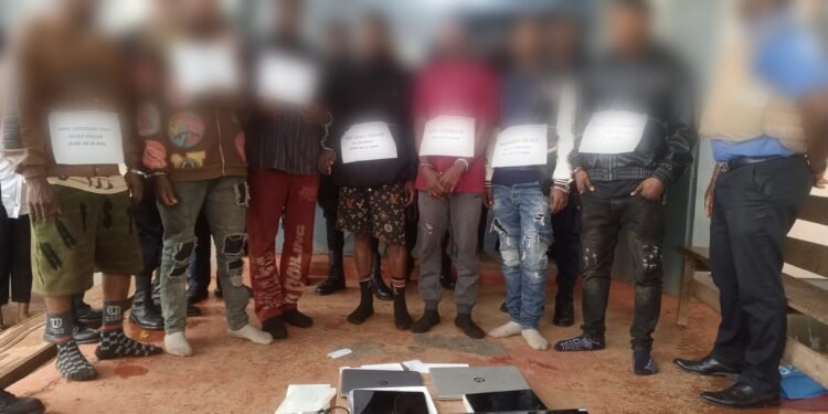 Judicial Police parade suspects in Bamenda Regional Hospital burglary