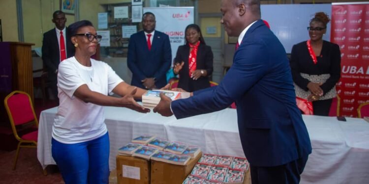 UBA Cameroon donates 500 books to Alfred Saker College in Douala