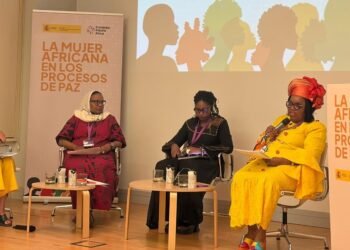 Cameroonian peacebuilder Esther Omam showcases women’s role in mediation at global conference